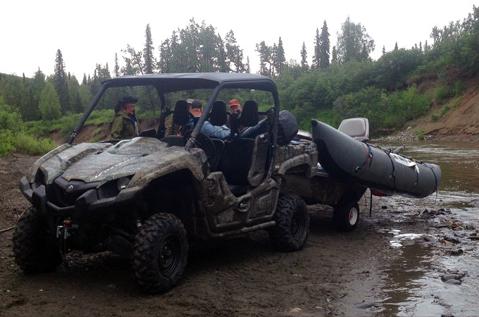 Dispatch from Alaska: Finding the Fish with a Raft and UTV