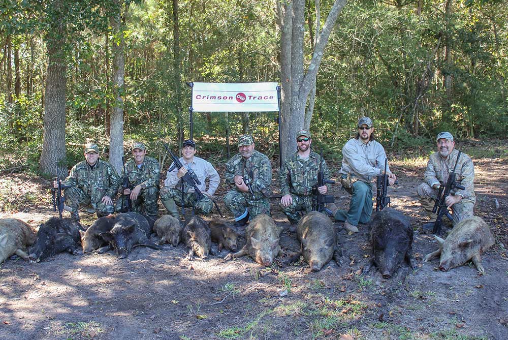 summer hunters with wild hogs