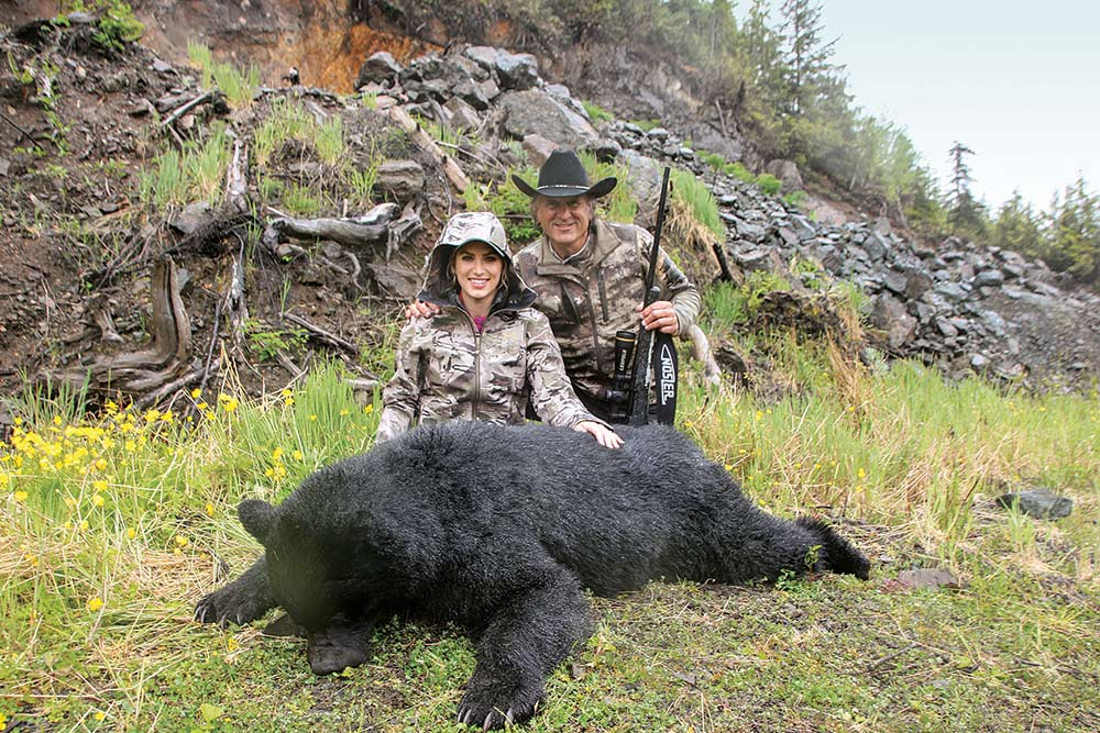Eva Shockey and Jim Shockey Bear Hunting