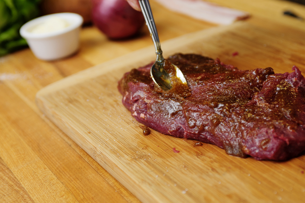 Maple Marinade Recipe for Cast-Iron Venison Steak