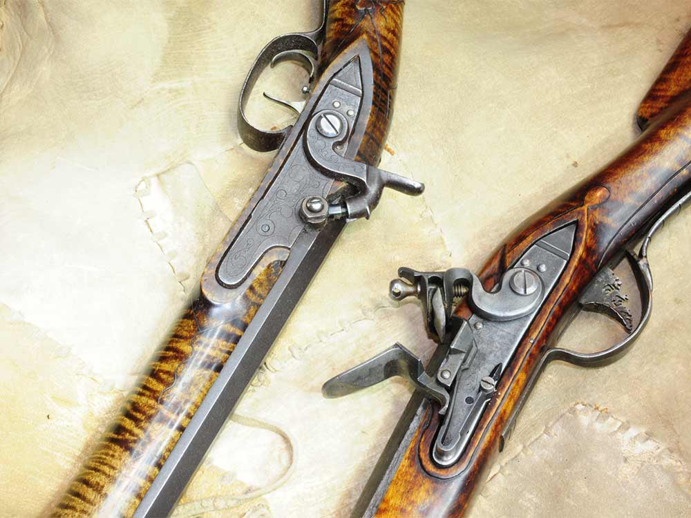 Flintlock and caplock rifles
