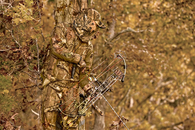 <strong>Mossy Oak Break-Up Infinity</strong> The camo pattern generating the most buzz in Vegas in Mossy Oak's new Break-Up Infinity. This high-contrast pattern, three years in the making, features dramatic shadows and almost photo-realistic elements, like oak leaves, acorns, branches and limbs.