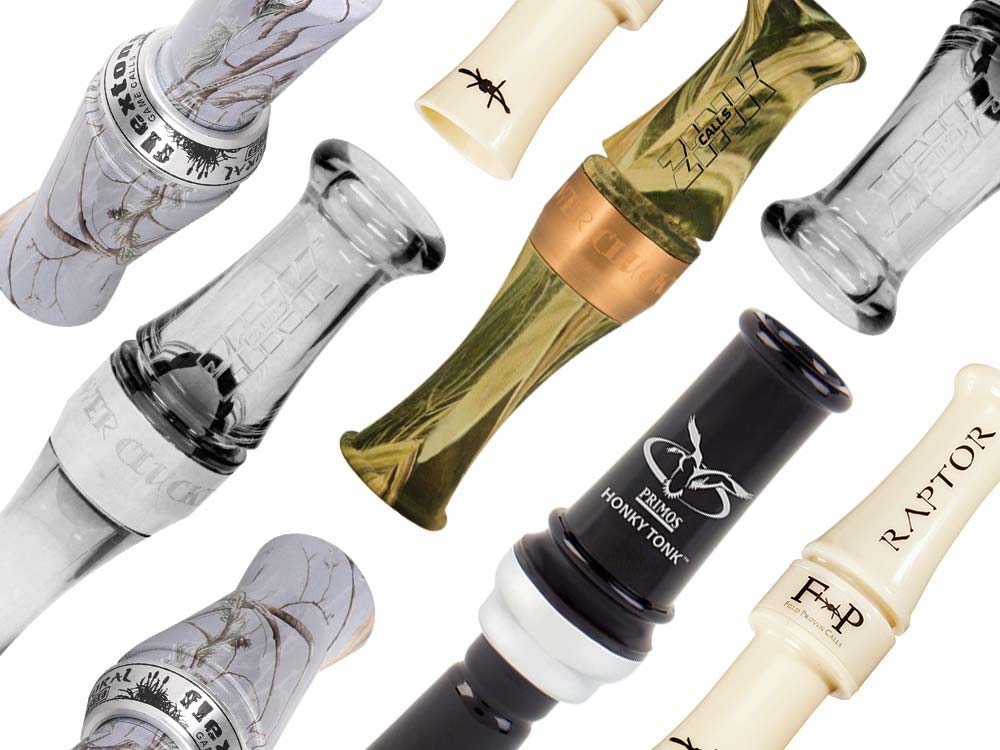 collage of short reed goose calls