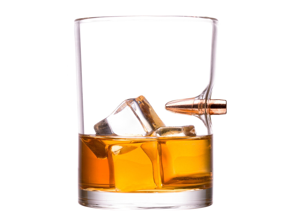 .308 Real Bullet Whiskey Glass