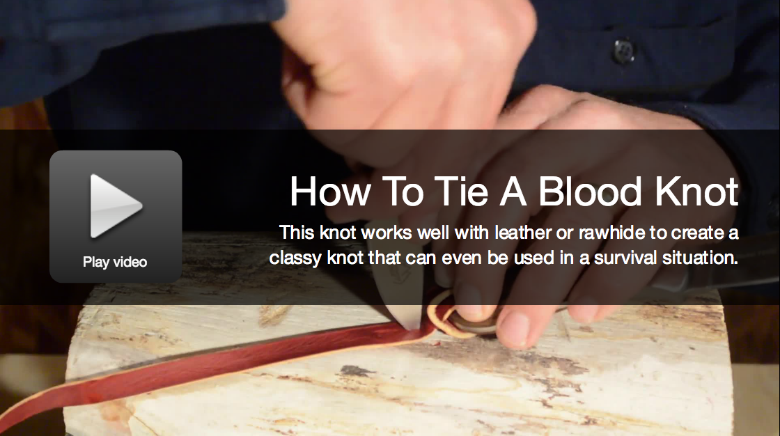 Video: How To Tie a Blood Knot