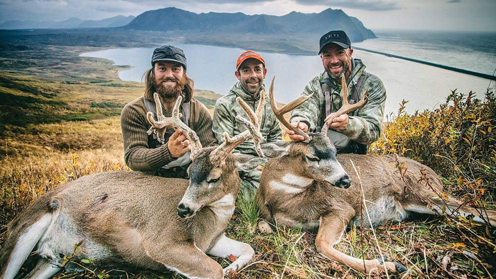 Hunters with trophy blacktails