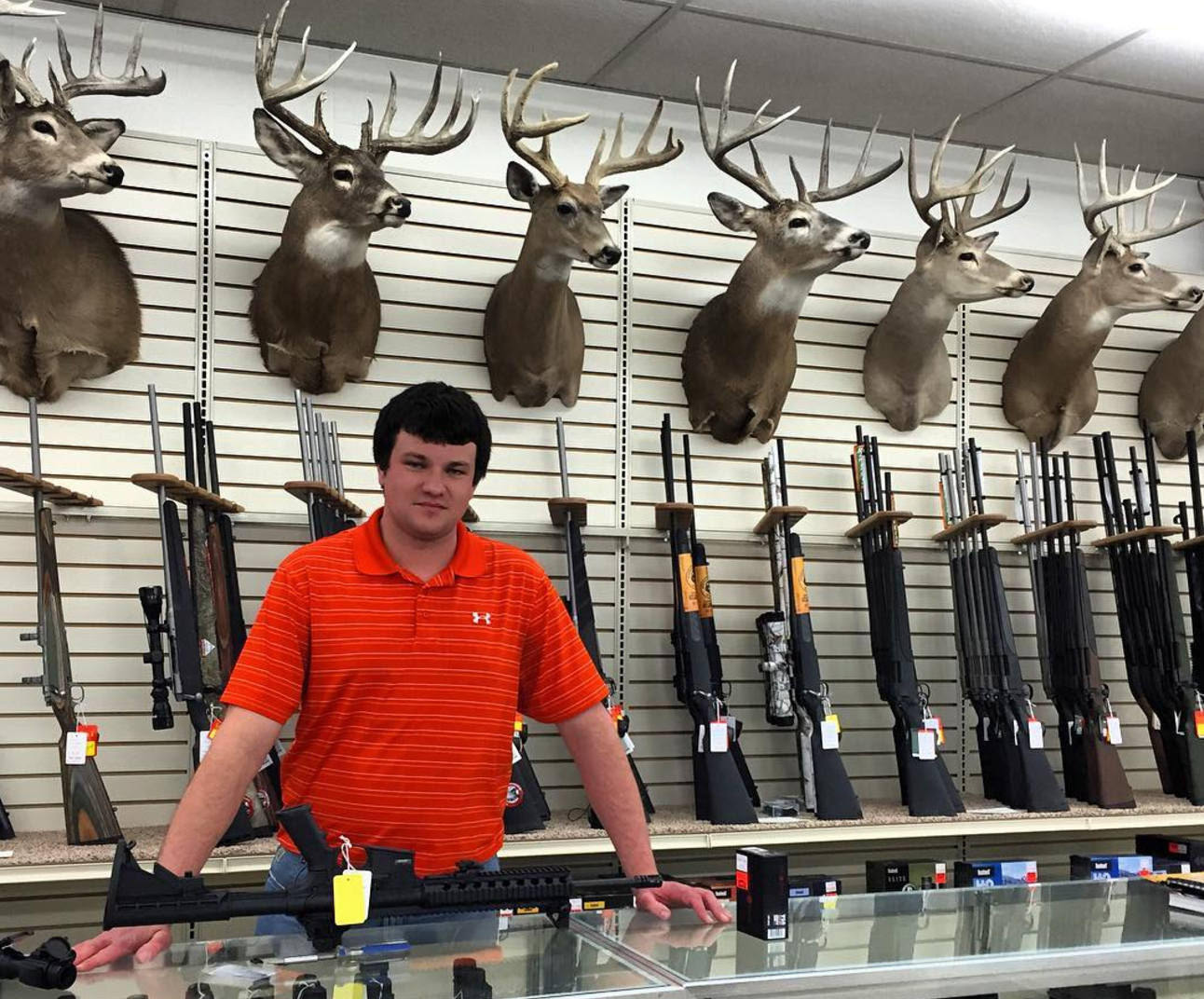 small town gun store clerk