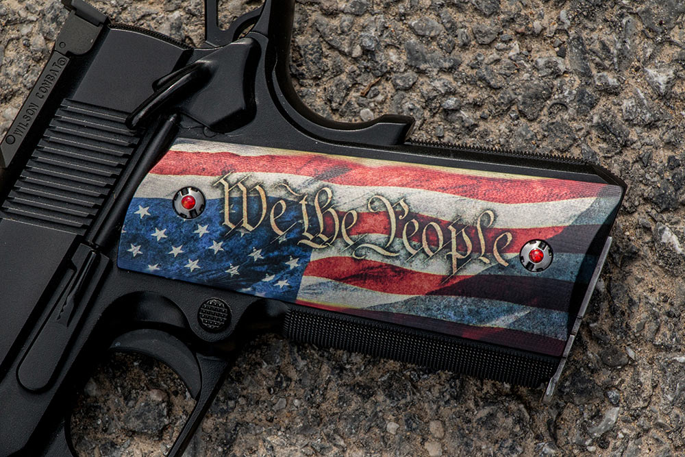 Wicked Grips custom We the People handgun grip