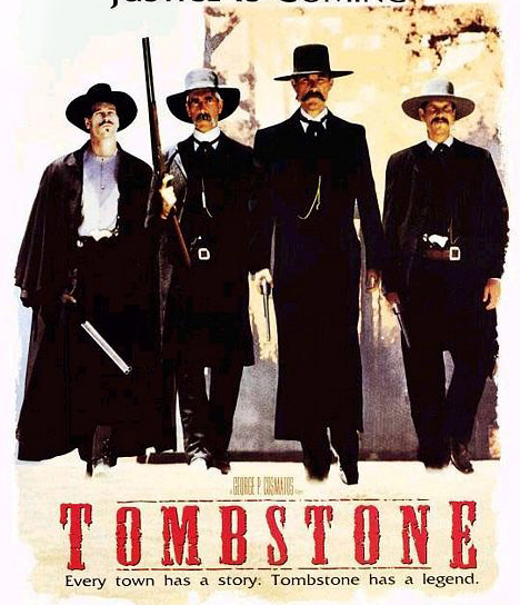 <em>Tombstone</em>, a film about Wyatt Earp, revitalized the Western movie genre in the 1990s. It starred many famous actors who had grown up watching Westerns, including Kurt Russell, Val Kilmer, Sam Elliott and Bill Paxton.