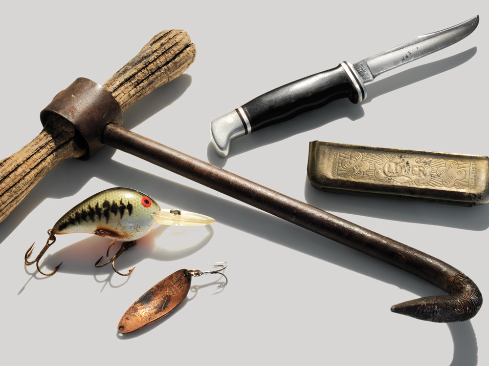 Collection of found hunting items