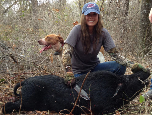 Sara Flanagan: 'Girly Girl' Turned Texas Hog Hunter.
