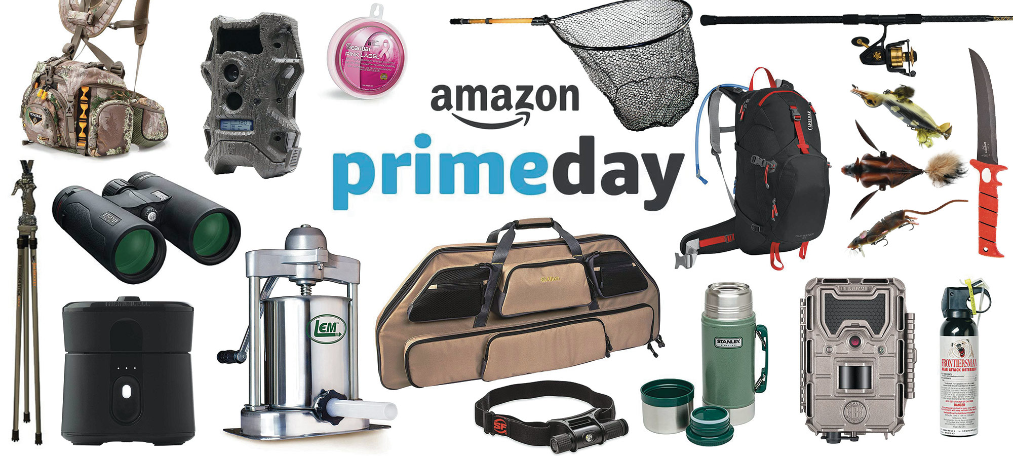 2018 amazon prime day hunting fishing camping deals