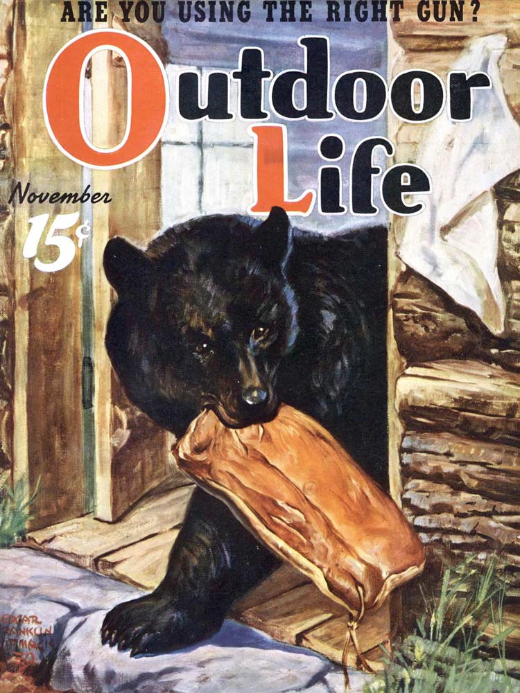 Cover of the November 1939 issue of Outdoor Life