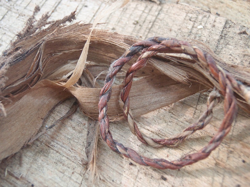 homemade cord, leather cord, tape cord, cloth cord, survival skills, make your own cord, cord materials