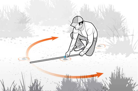 Use a Stride Stick to Track Wounded Deer