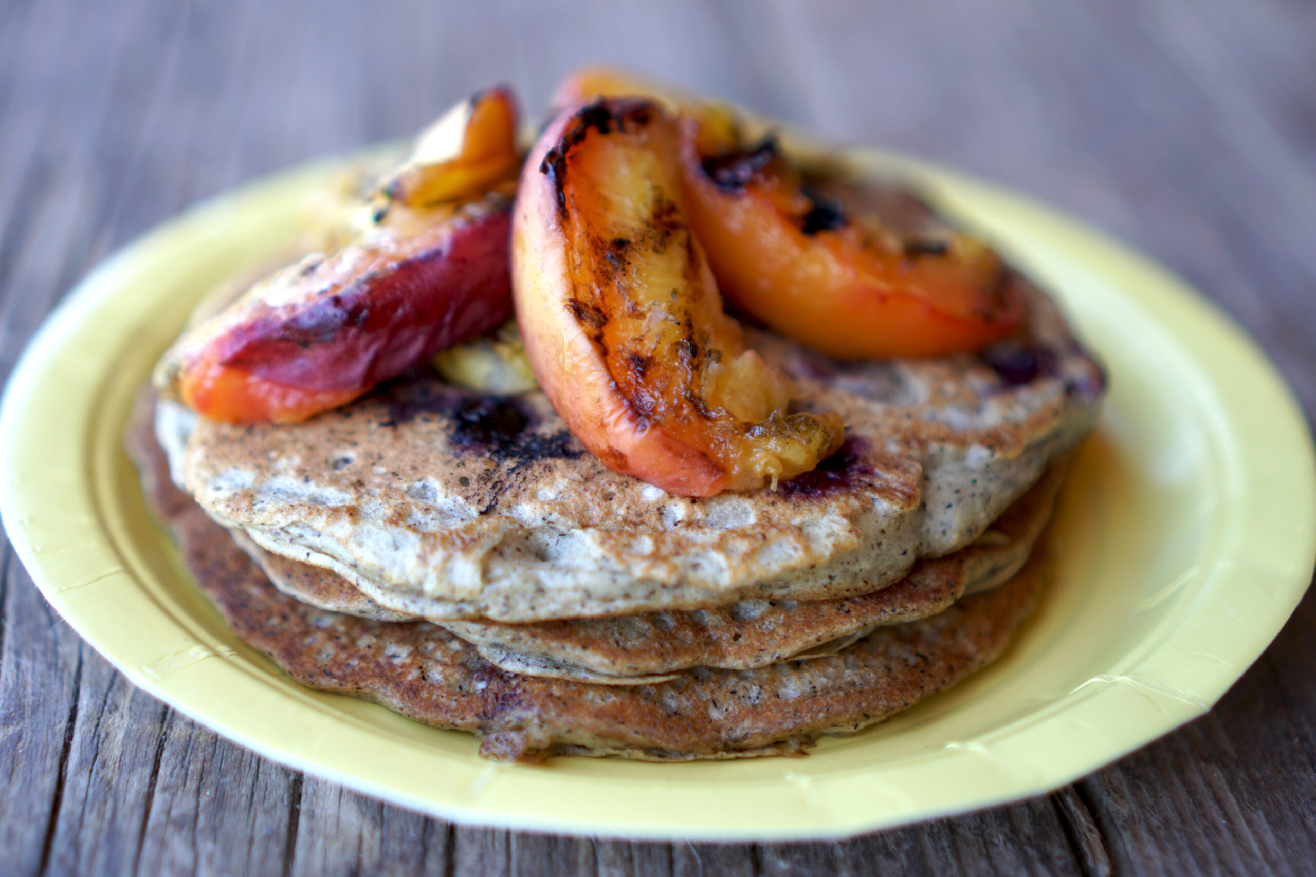peach-pancakes-camp-breakfast