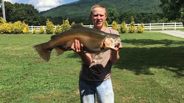 Tennessee Teen Breaks State's Rainbow Trout Record