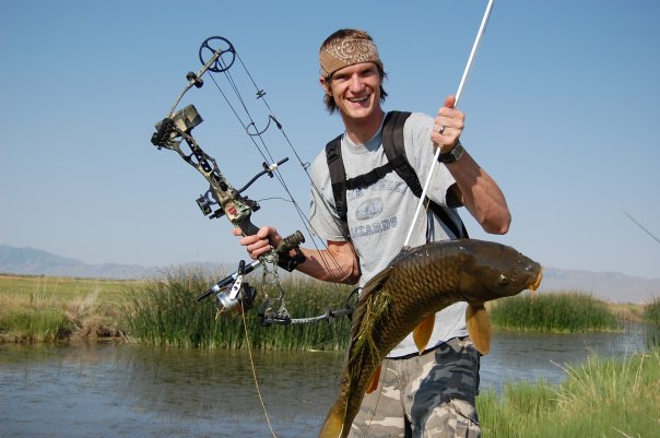 Shore-bound archers get plenty of spring action in many regions of the country, as this Utah bowman shows while walking a canal bank in the Bear River Bird Refuge.