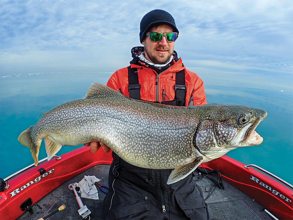 giant lake michigan trout