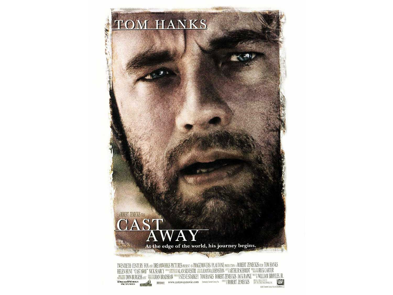 the movie cover of castaway