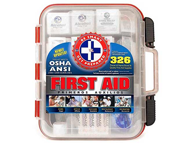 First Aid Kit Hard Red Case