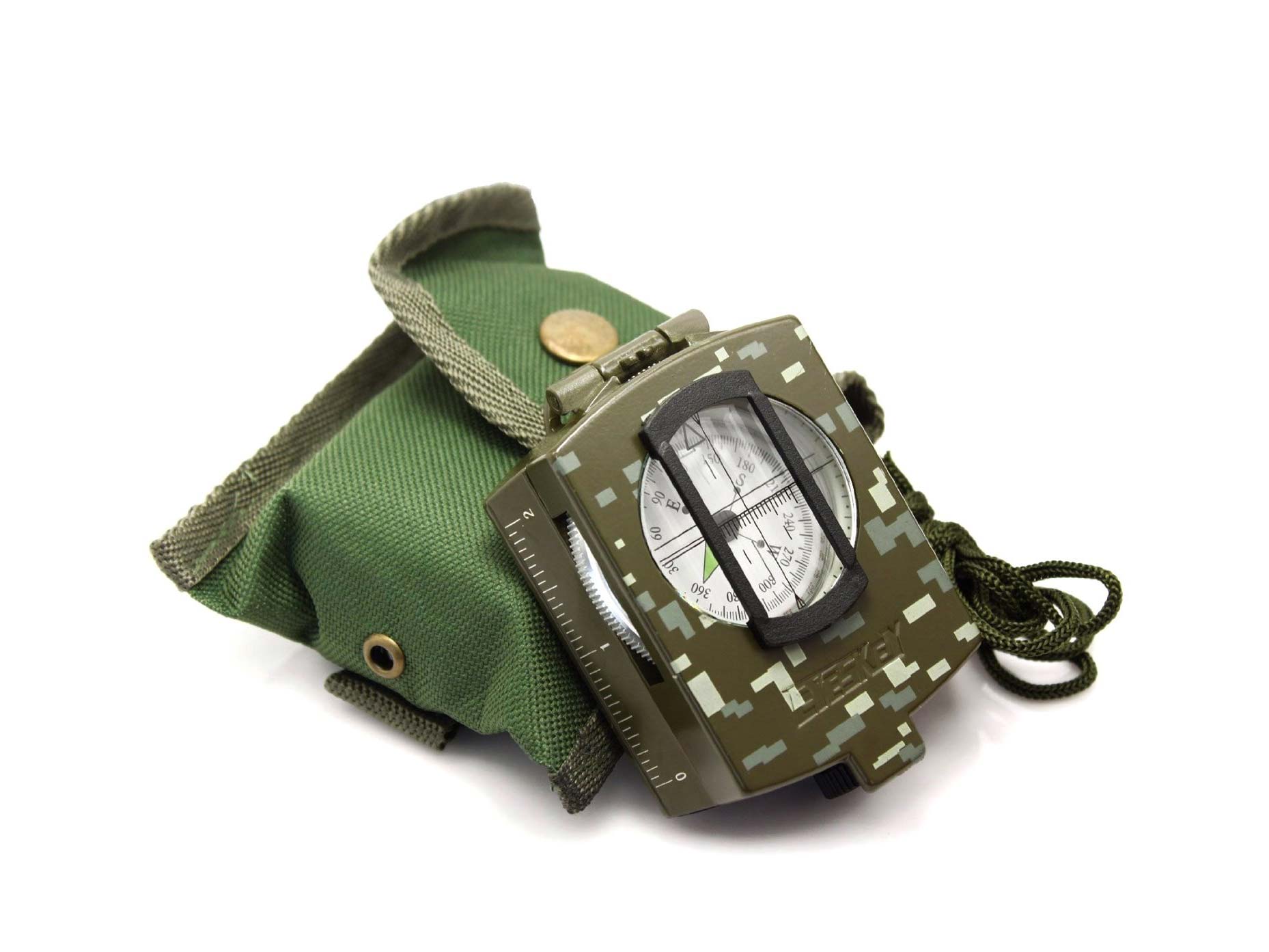Army green compass