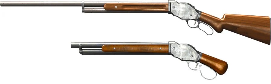 Two Winchester 1887 shotguns