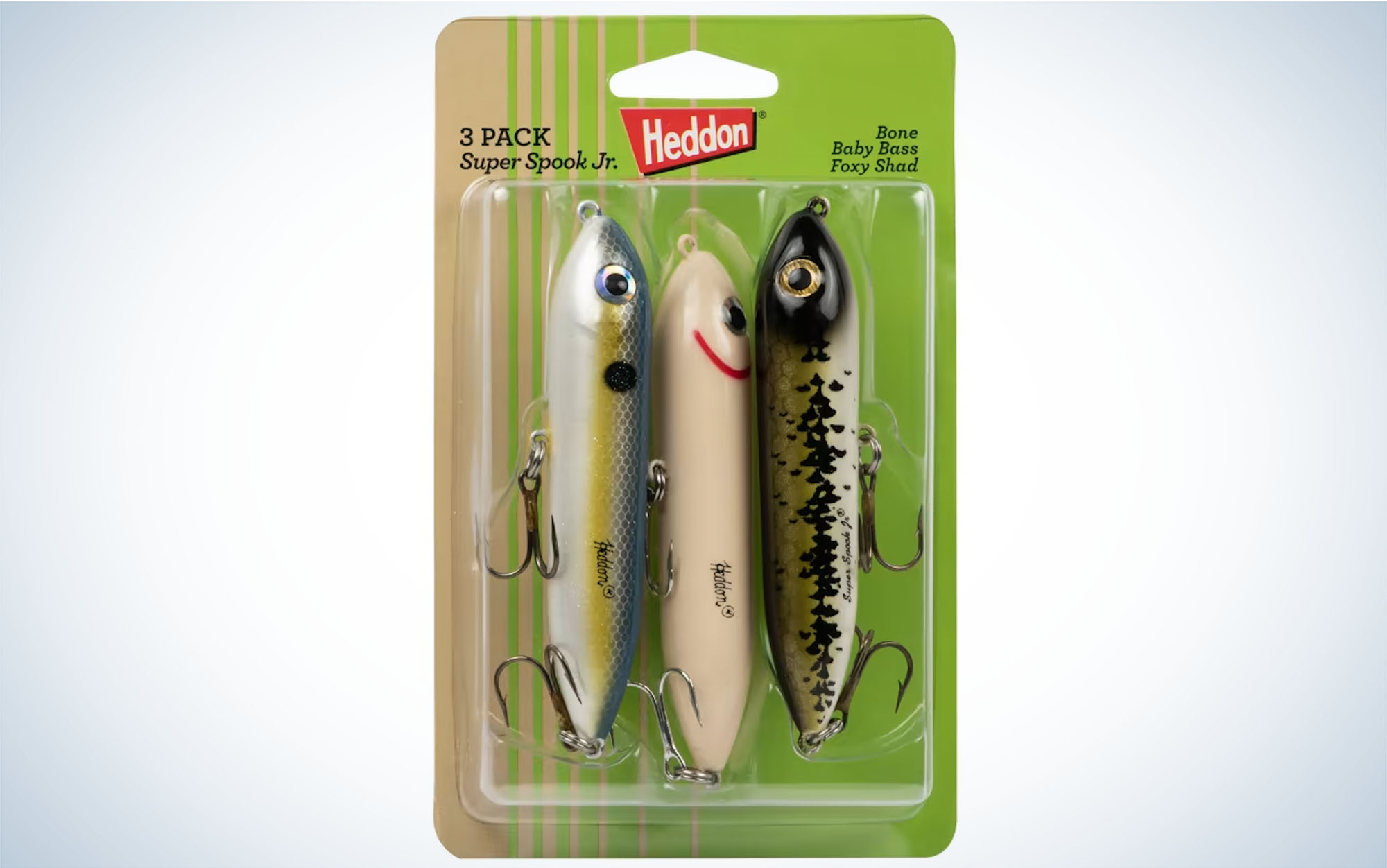 The Heddon Super Spook Jr. are the best topwater lures for smallmouth bass.