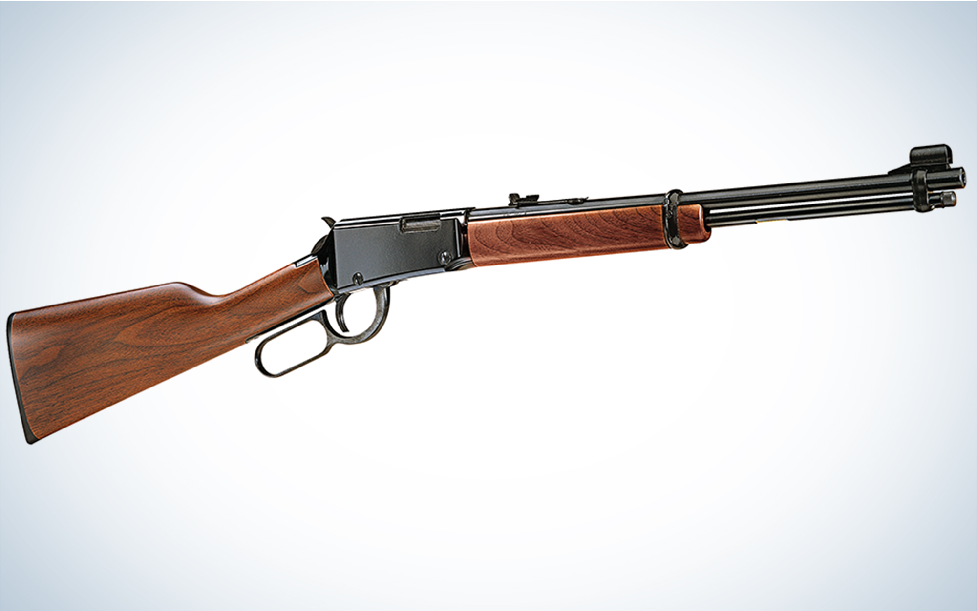 The Henry Classic Lever-Action is a contemporary classic gun for rabbit hunting.