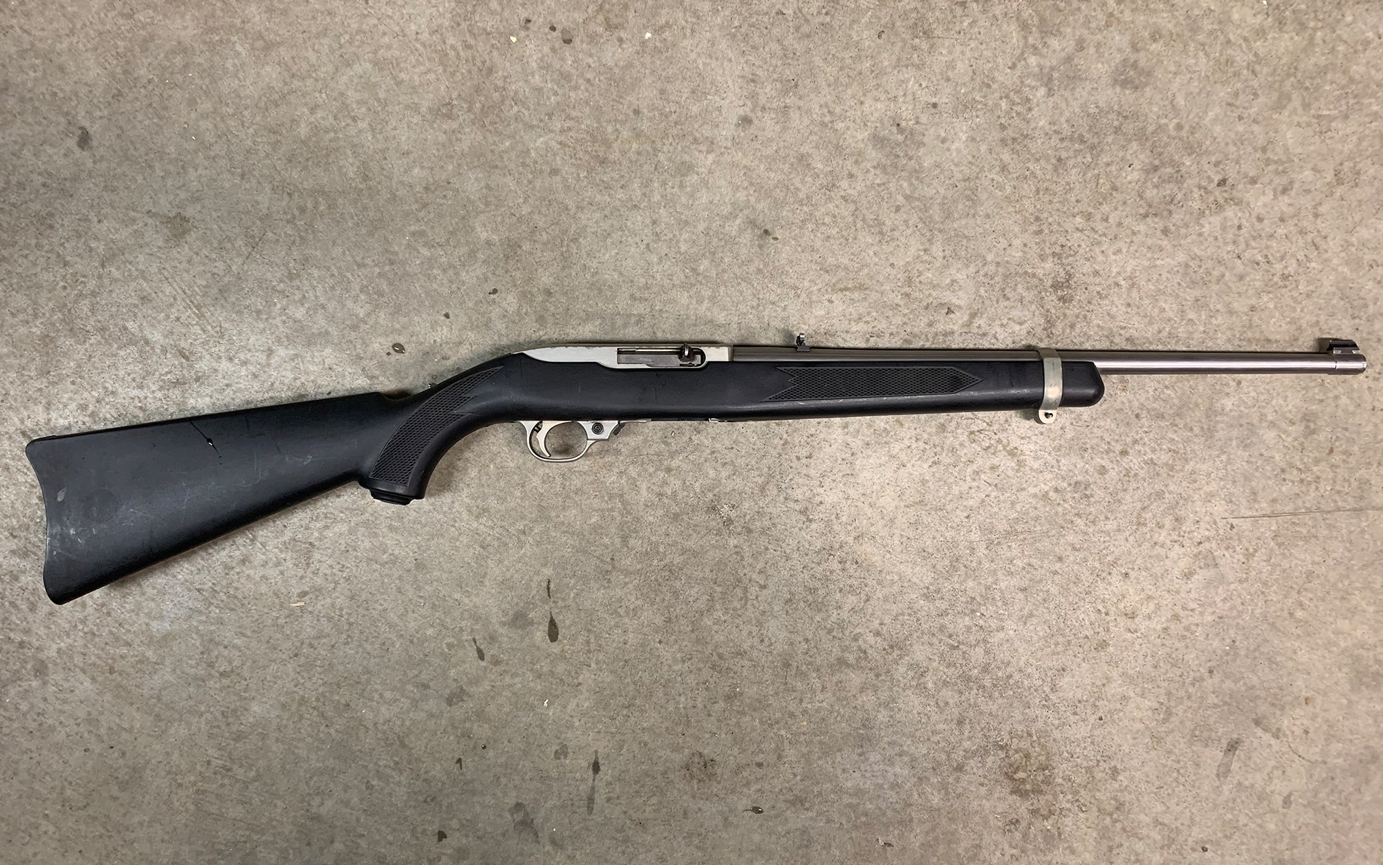 The Ruger Stainless 10/22 Carbine is the best no-nonsense gun for rabbit hunting.