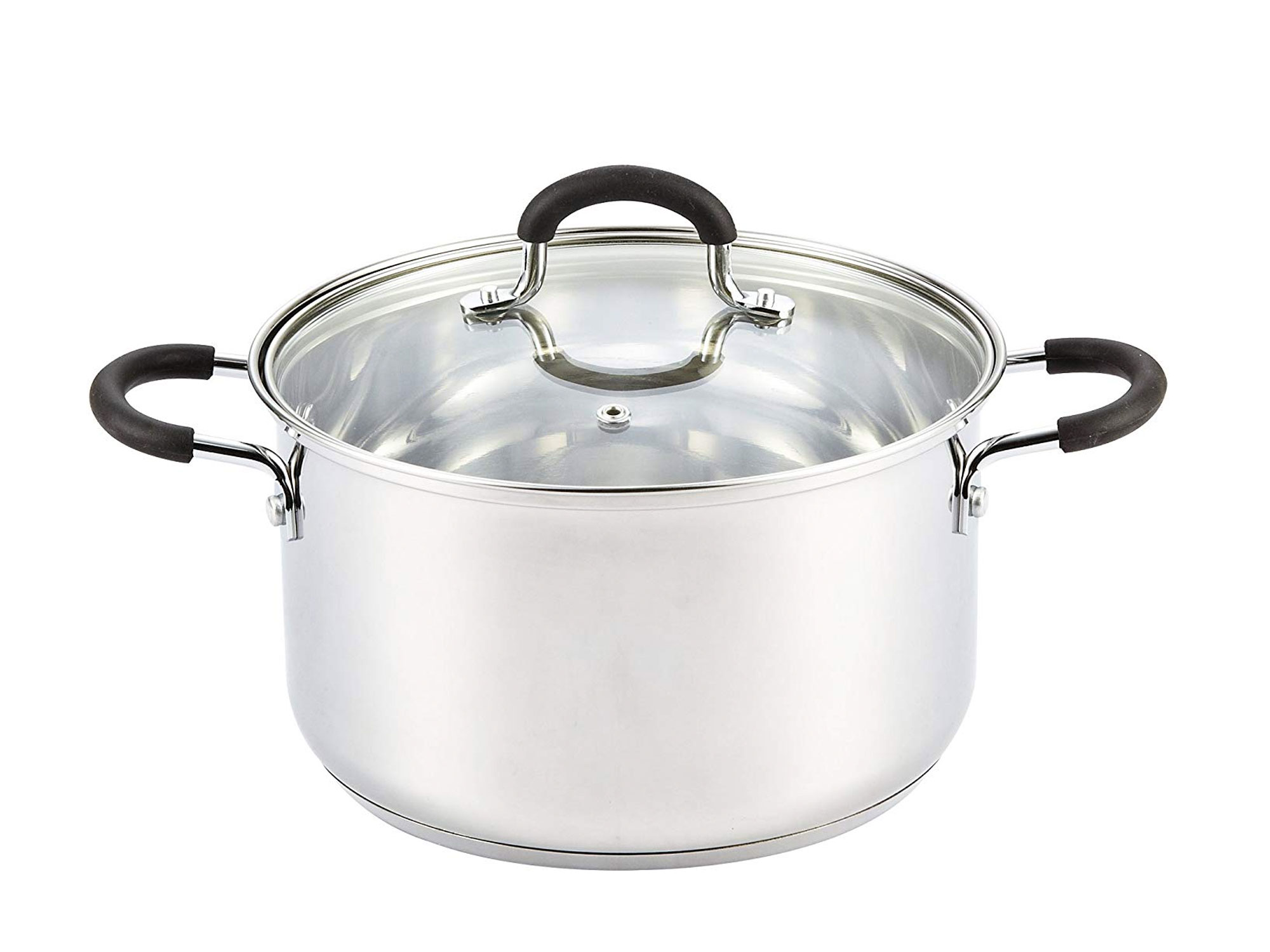 Cook N Home Stainless Steel Lid 5-Quart Stockpot