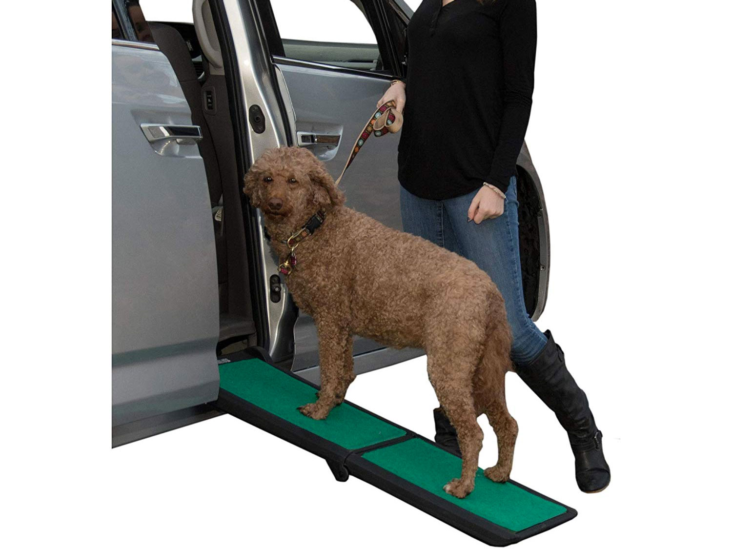 Pet Gear Travel Lite Ramp with supertraX Surface for Maximum Traction