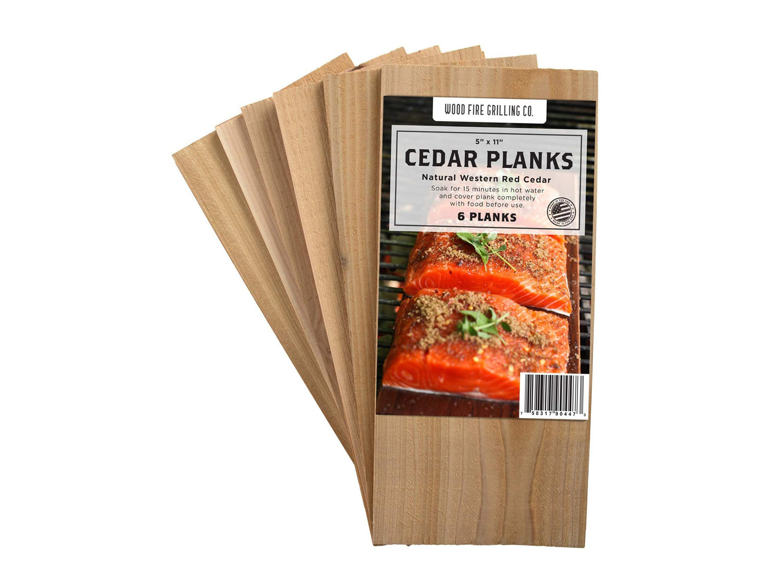 6 pack cedar grilling planks
