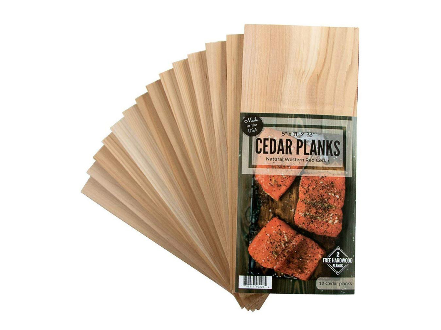 12 Cedar Grilling Planks for Salmon