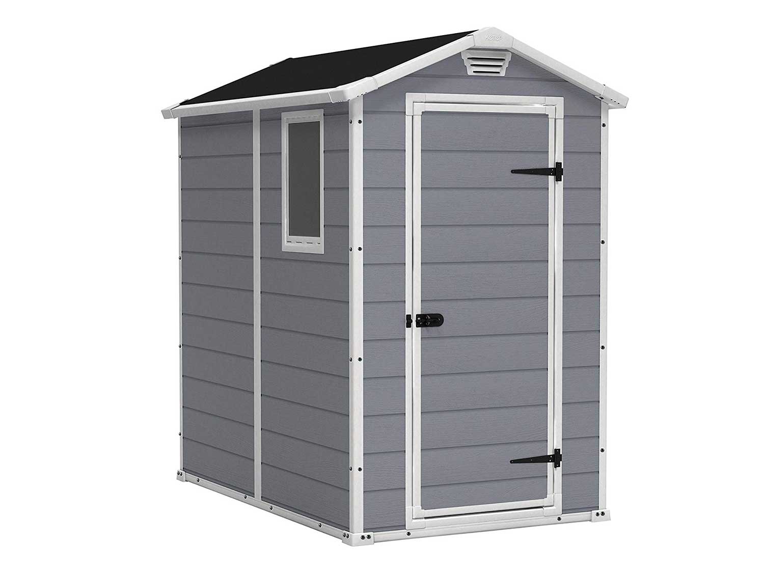 Keter Manor Large 4 x 6 ft. Resin Outdoor Backyard Garden Storage Shed