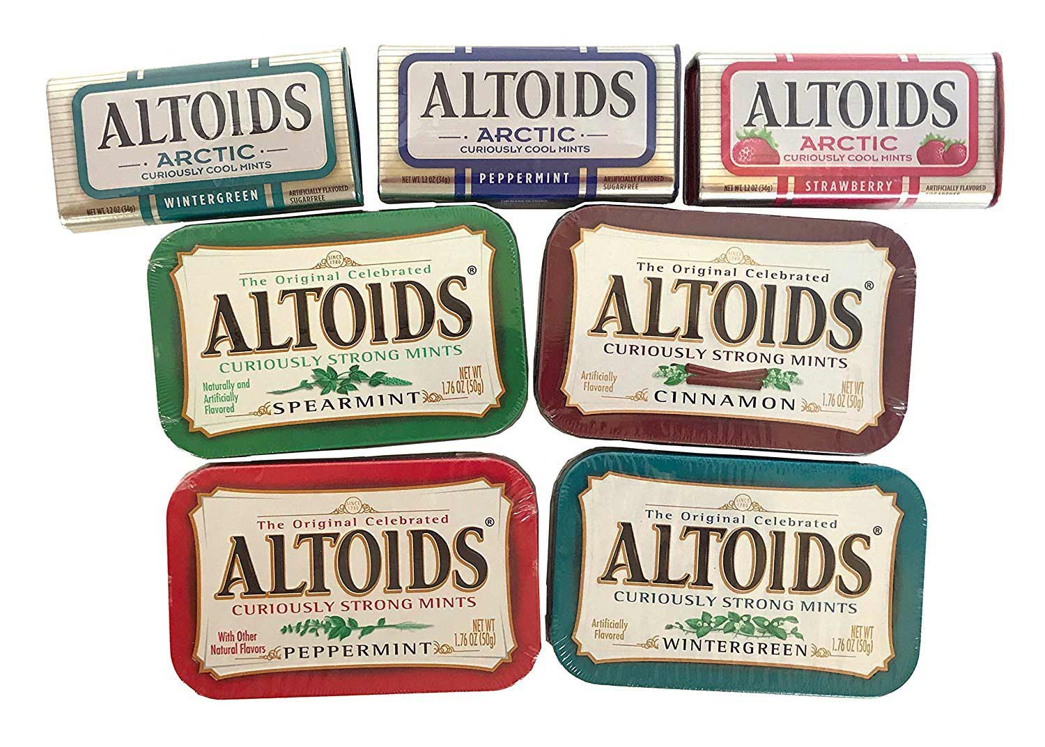 cans of altoids