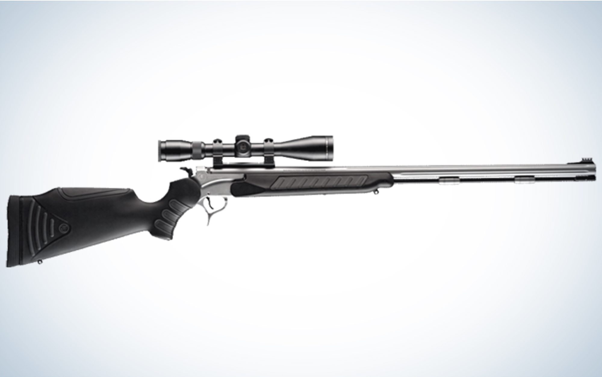 The Thompson Center Encore is available in 12 or 20 gauge.