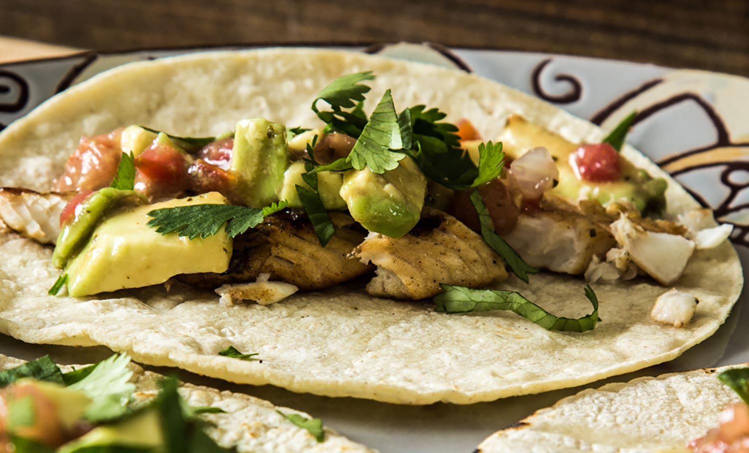 Grilled Tequila Lime Walleye Tacos.