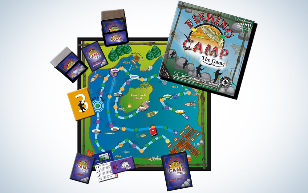 Education Outdoors Fishing Camp Board Game