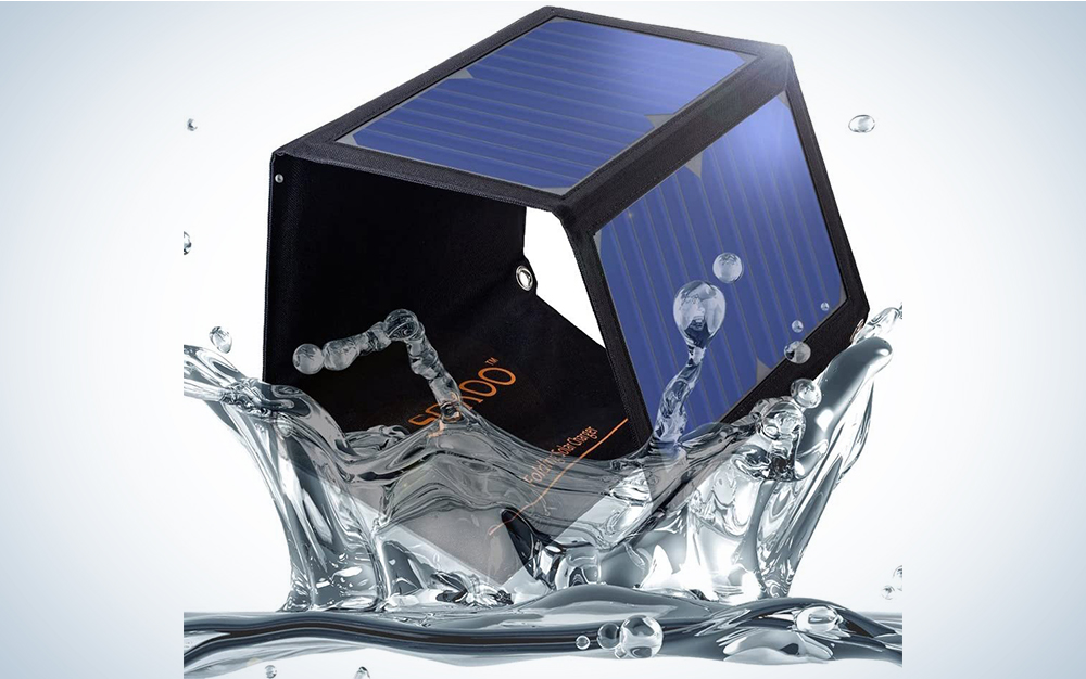 SOKOO 22W 5V 2-Port USB Portable Foldable Solar Charger with High Efficiency Solar Panel