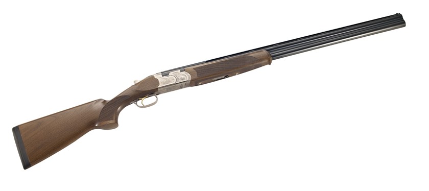 wood-stocked closed-action over/under Beretta Silver Piegon 1 shotgun