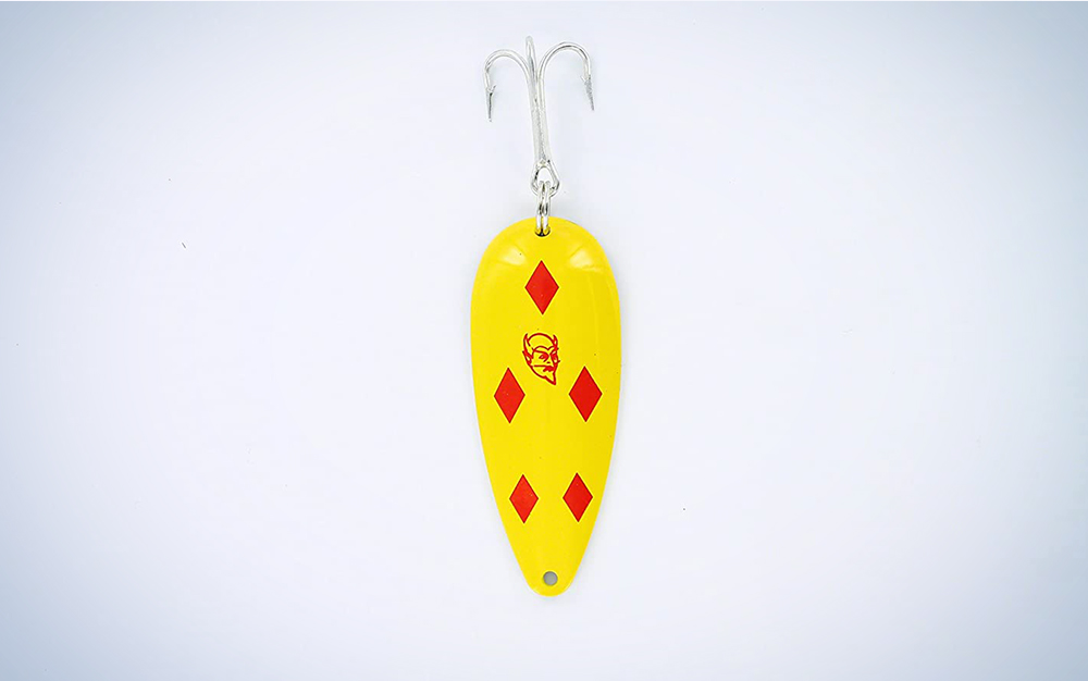 Original Dardevle Spoons (Yellow/Red Diamonds, 3/4 Ounce)