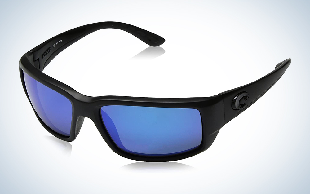 Costa Del Mar Men’s Fantail 580G Polarized Rectangular Sunglasses