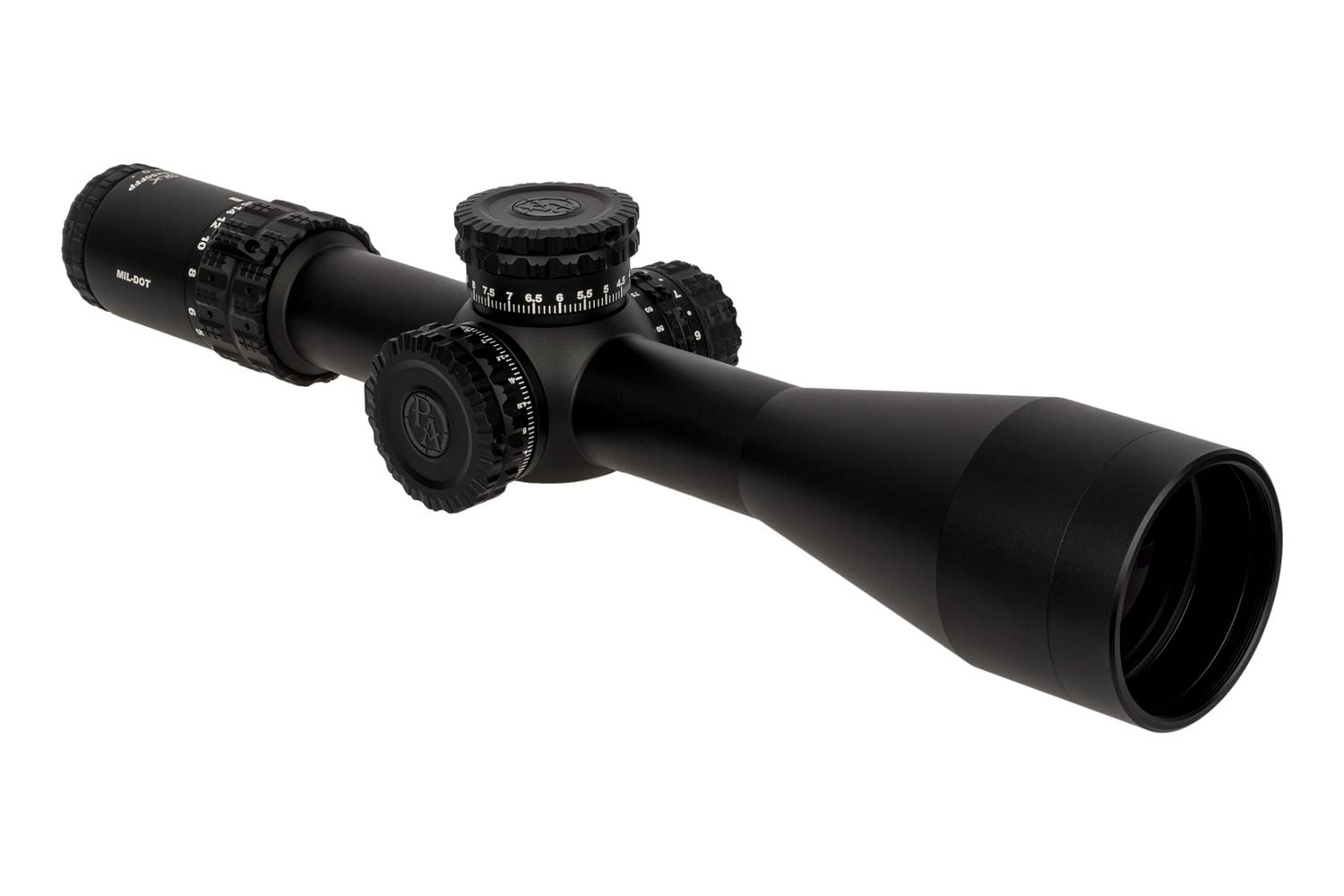 Primary Arms GLx 4-16x50 riflescope on a white background.