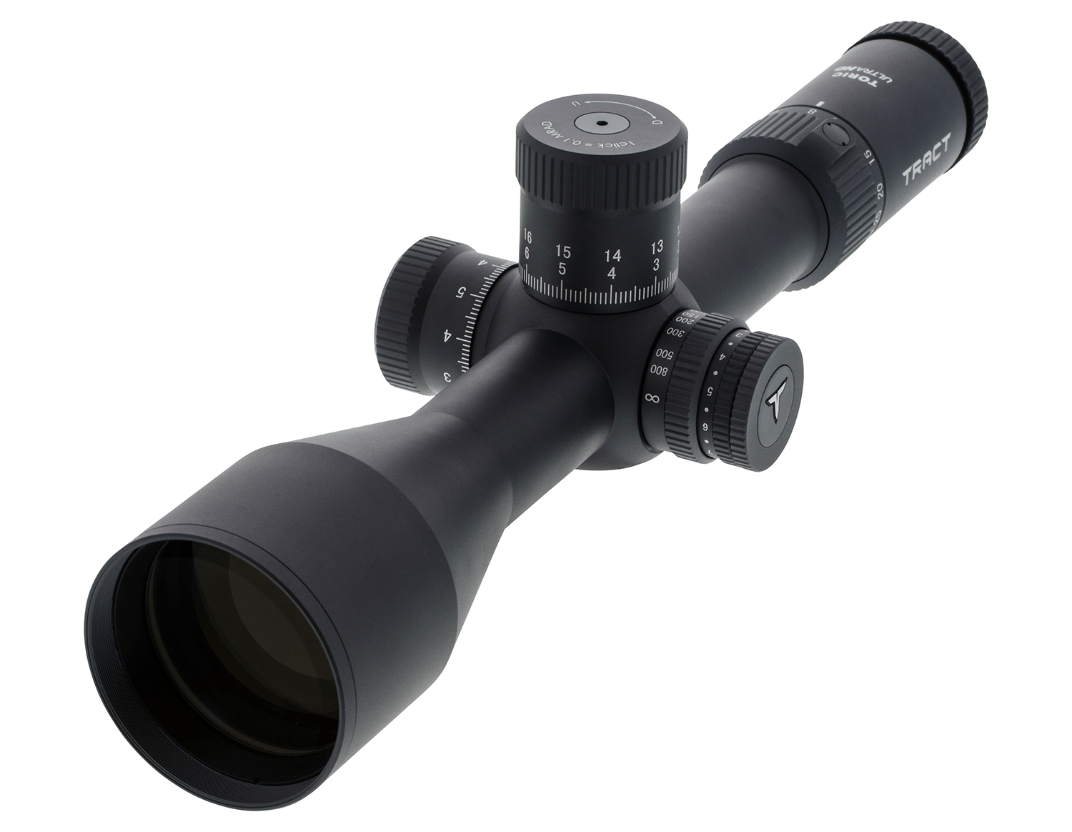 Tract Toric UHD 4.5-30x56 riflescope on a white background.