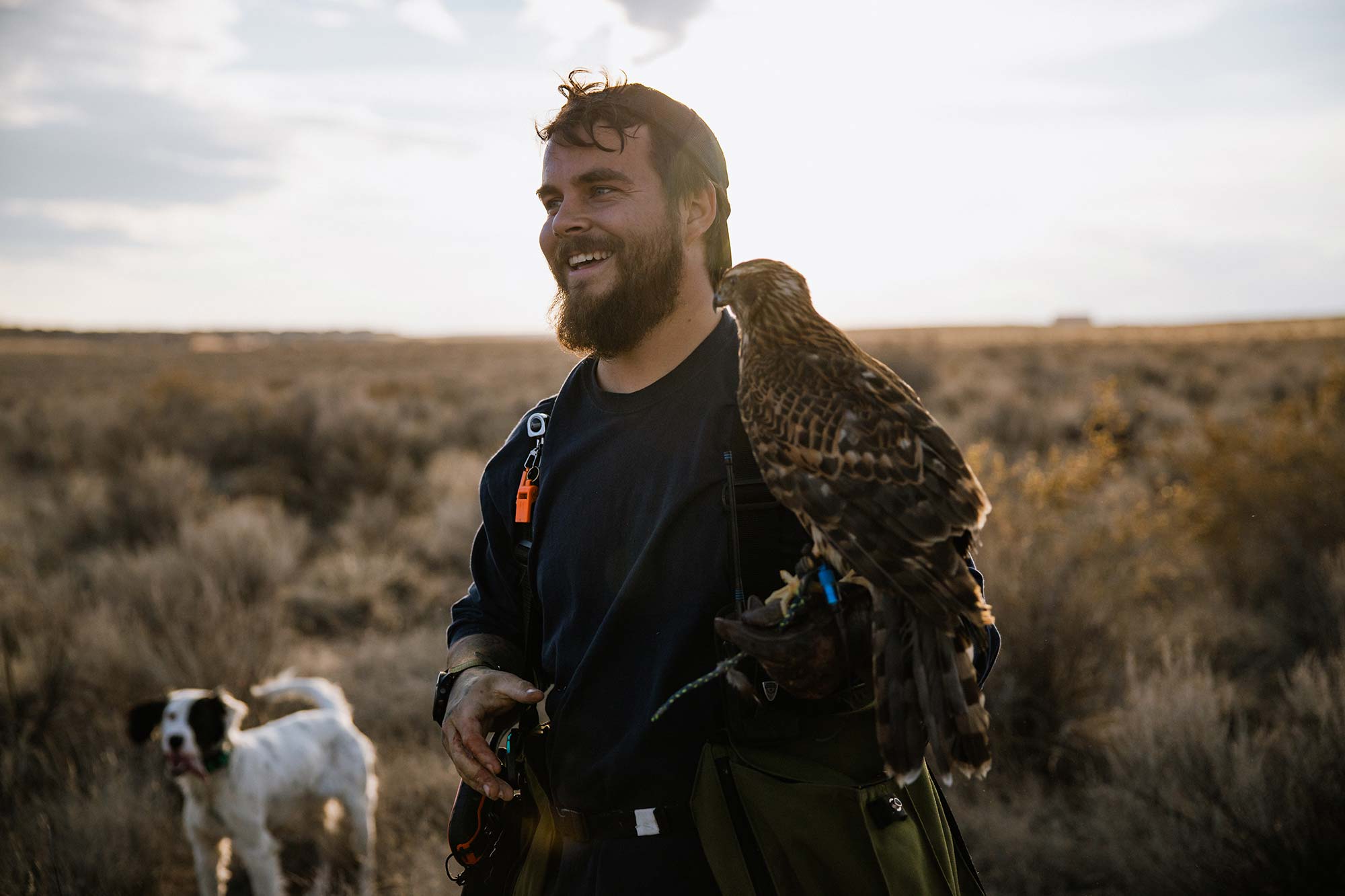 Tyler Sladen found falconry after growing up in the hardcore/punk rock music scene.