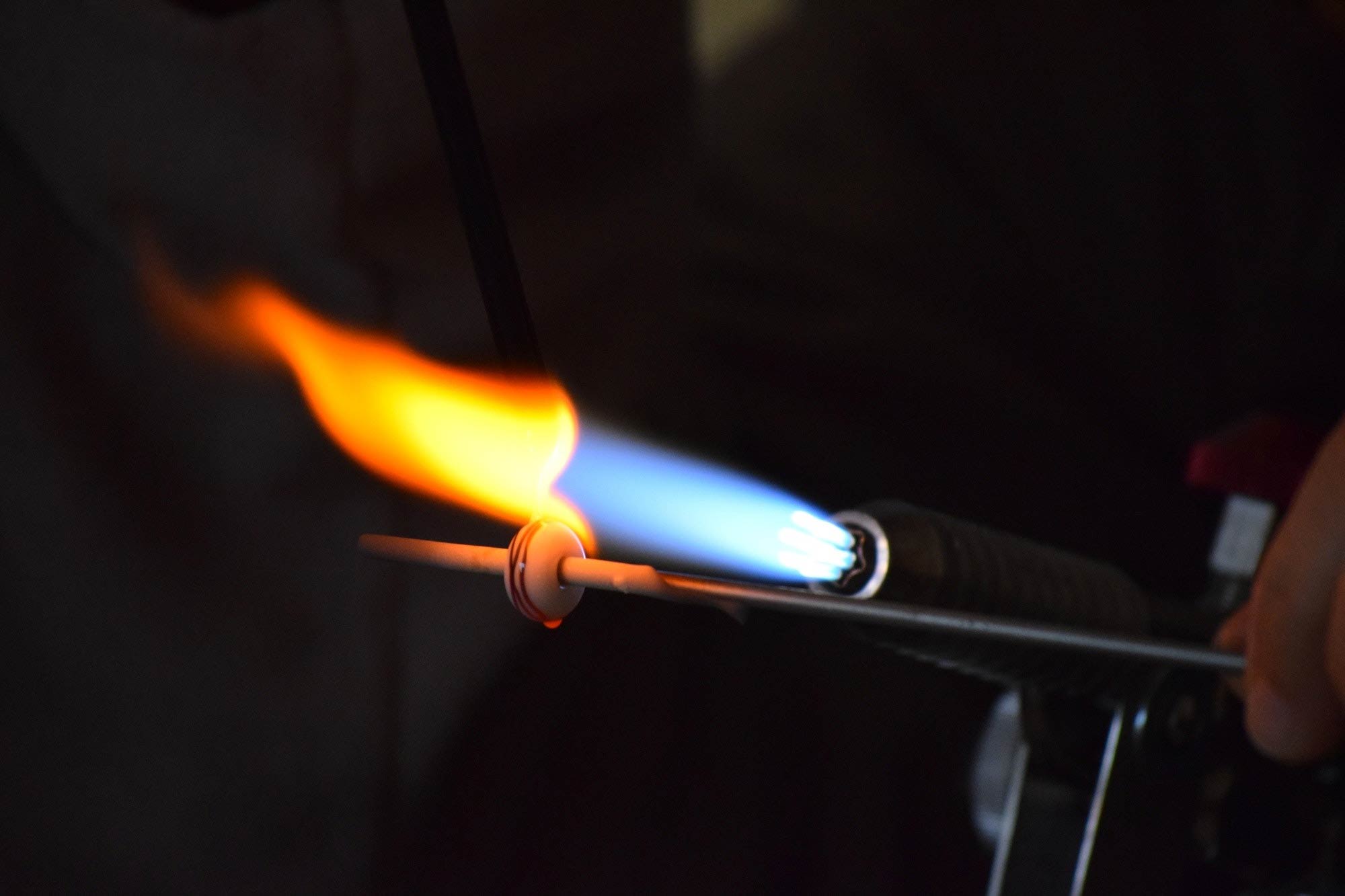 Close up of a propane torch