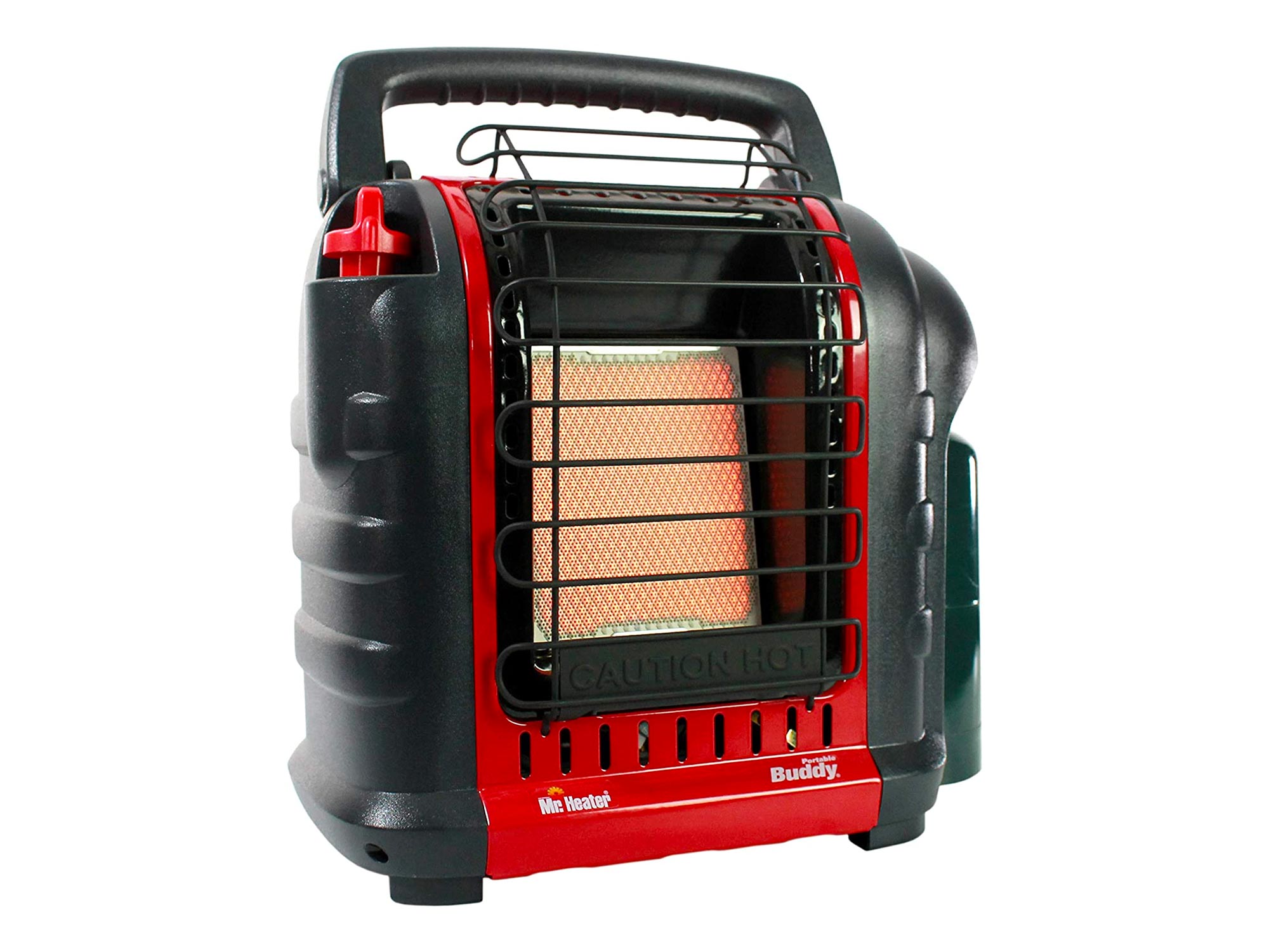 Mr. Heater Buddy 4,000-9,000-BTU Indoor-Safe Portable Propane Radiant Heater, Red-Black