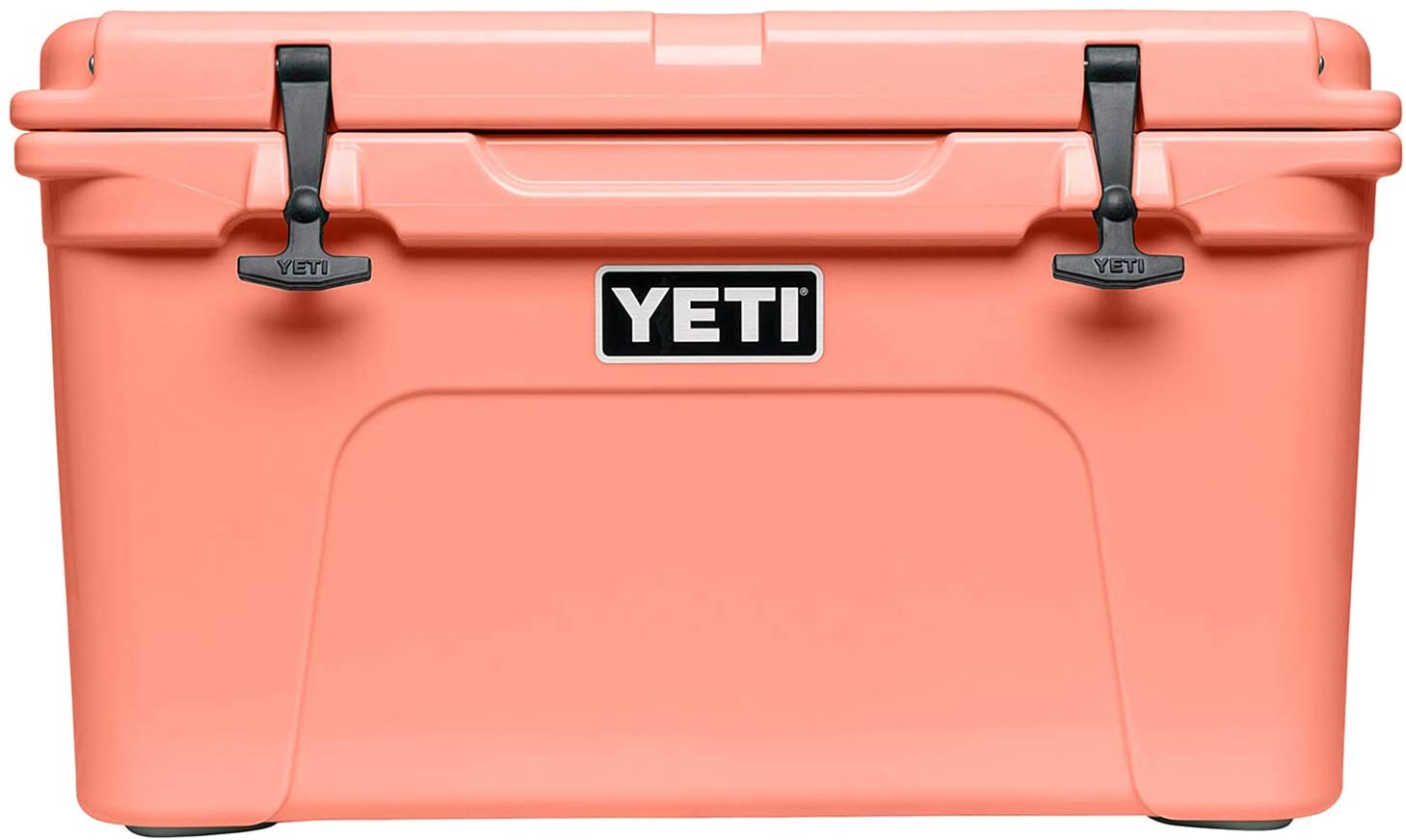 A YETI cooler on a white background.