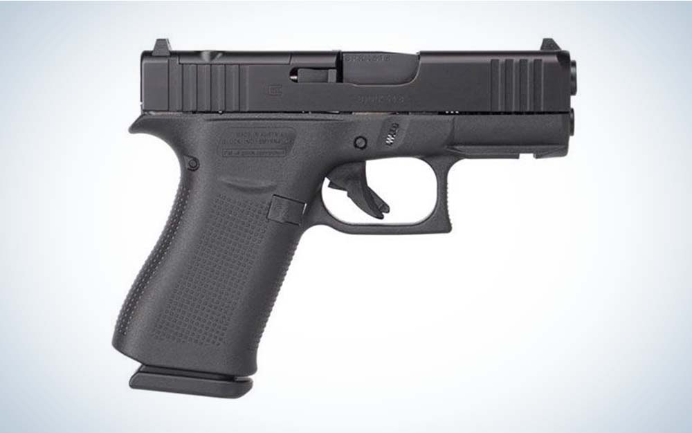black compact 9mm pistol